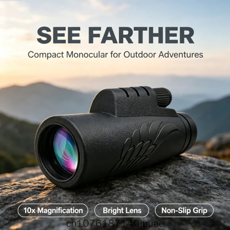 Outdoor Hunting Youtube - 10X42 Single Tube Telescope Outdoor Handheld