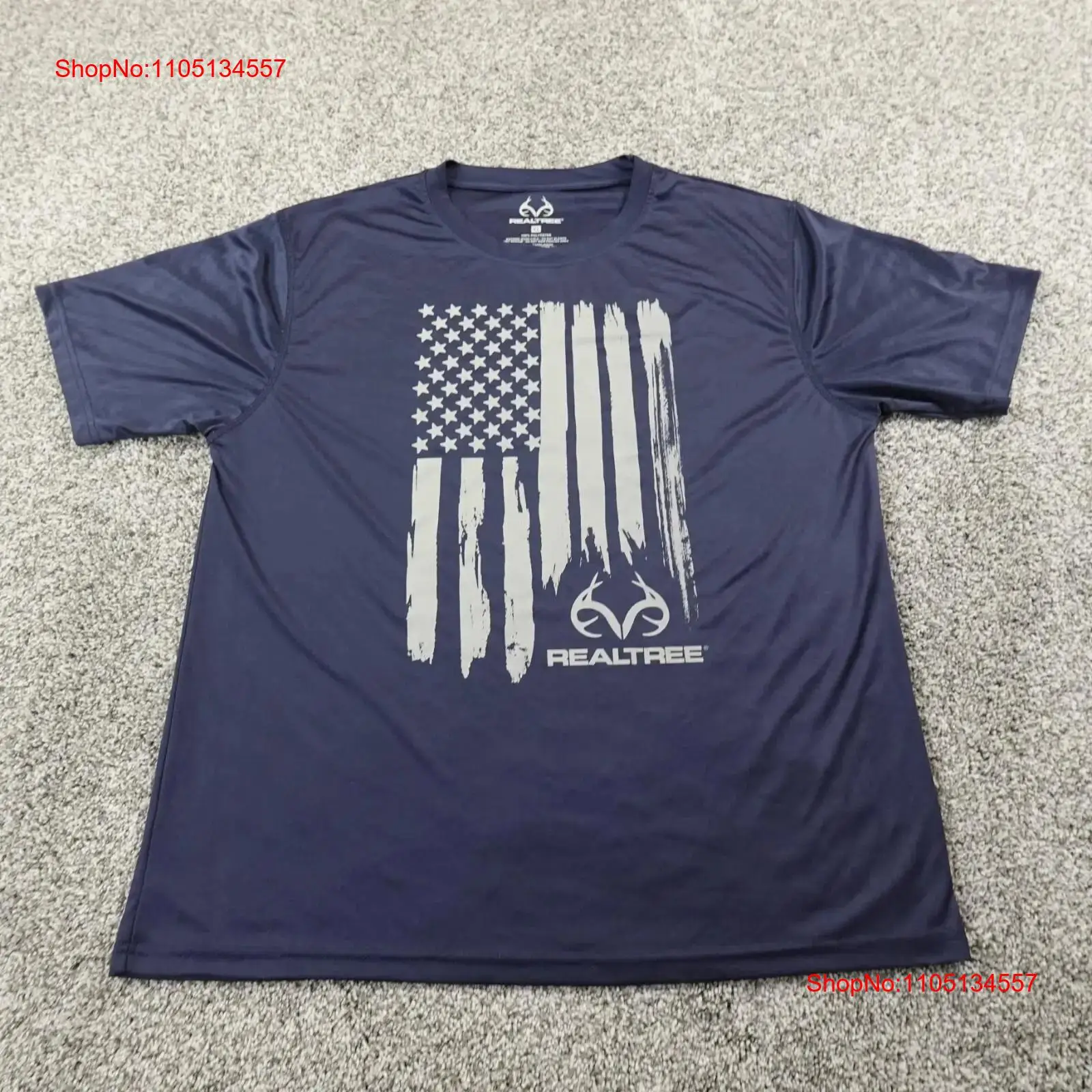 Outdoor Hunting Graphic Tees - Realtree T Shirt Mens XL Blue