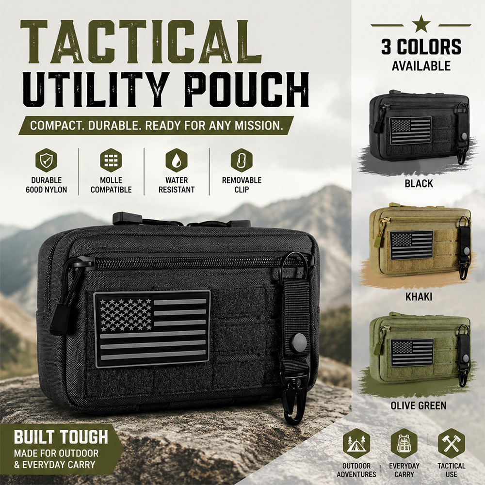 Outdoor Hunting Tools - Tactical Molle EDC Pouch Outdoor First