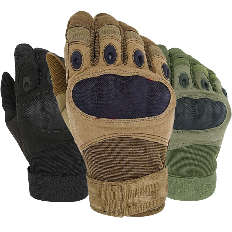 Outdoor Hunting Logo - Custom Logo Full-finger Tactical Gloves Outdoor