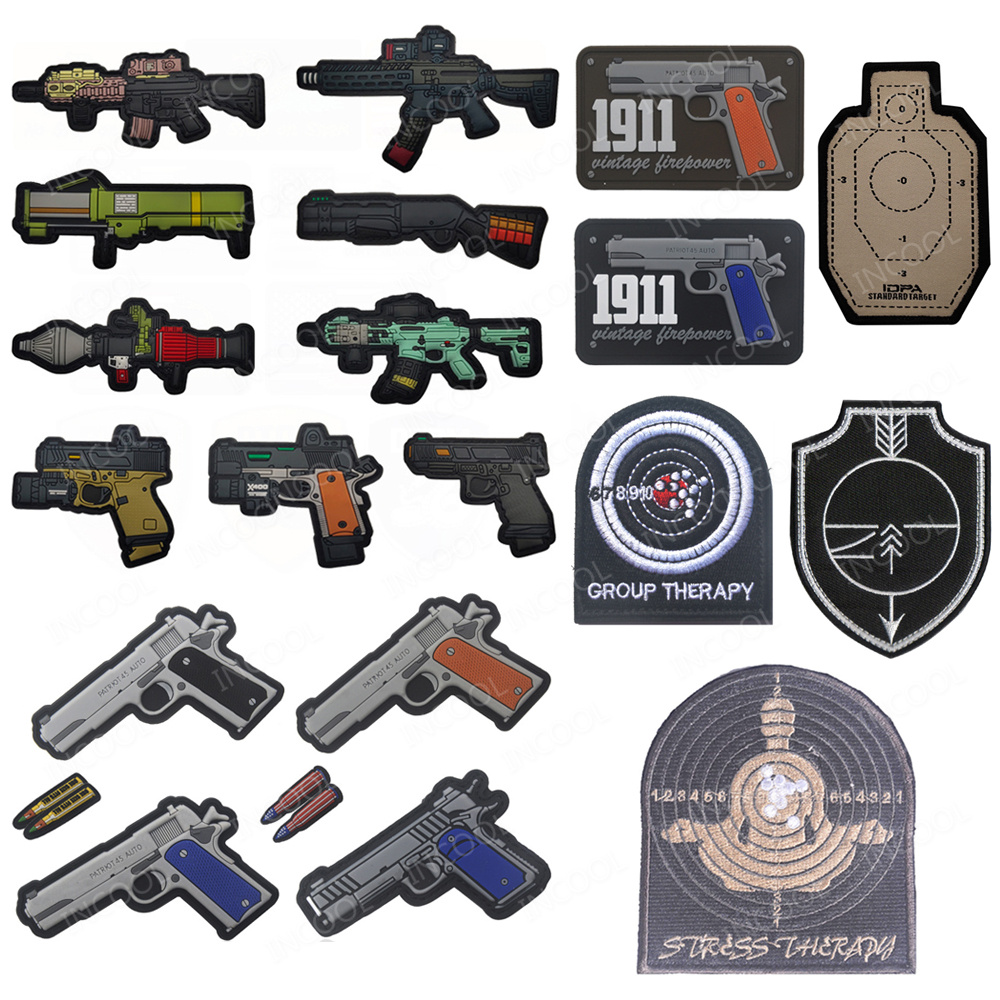 Hunting Blind Fabric - 3D PVC Rubber Gun Patch AK47