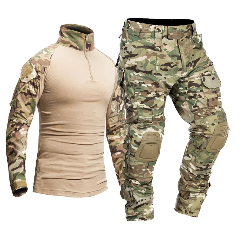 Outdoor Hunting Pants Women - Tactical Suits Milita Uniform Suits Camo
