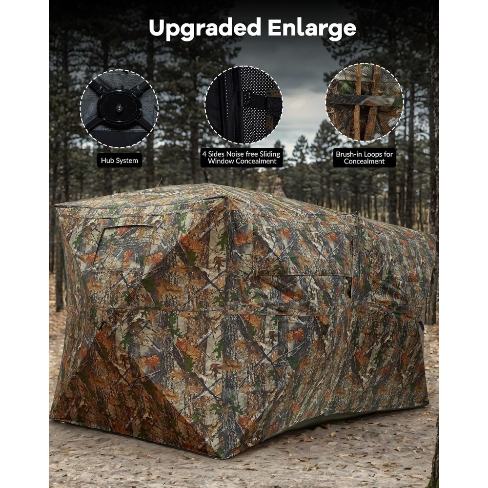 Pop Up Ground Hunting Blind wi - đánh giá và giá Hunting & Outdoor As