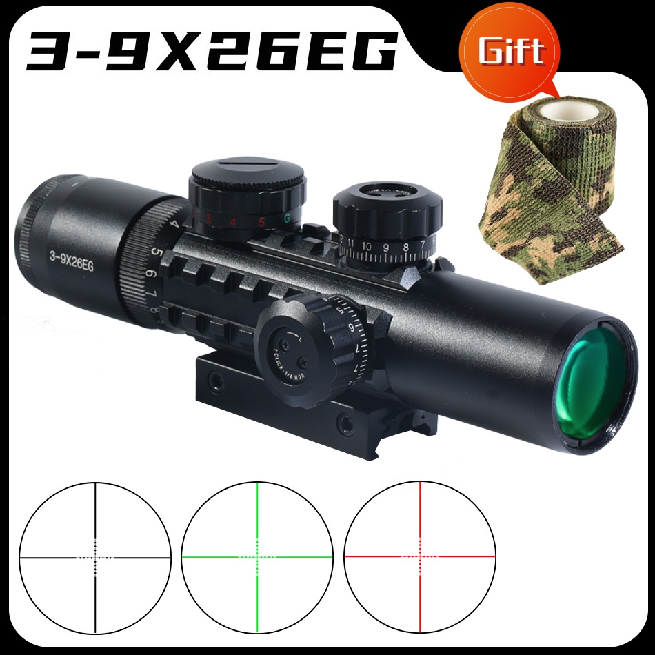 Tactical 3-9X26EG Crossbow Sho - đánh giá và giá Crossbow Scope Sight
