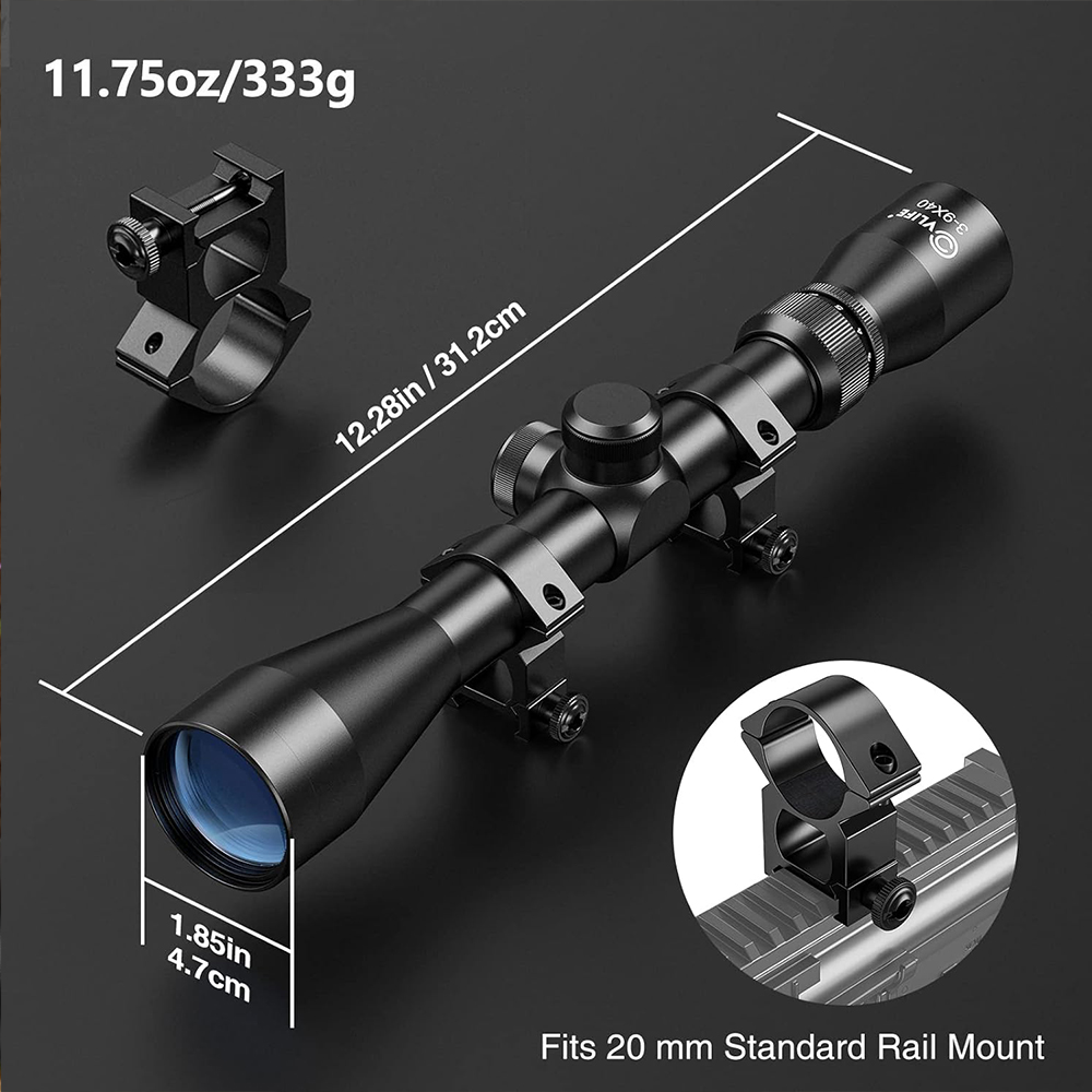 3-9X40 Hunting Deer Air Scope  - đánh giá và giá Crossbow Scope Sight