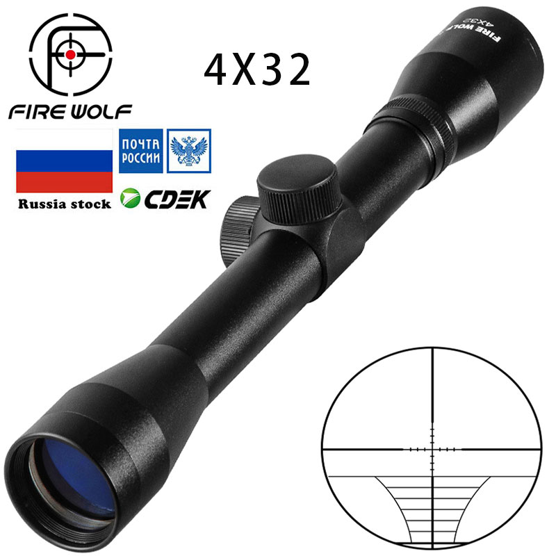 FIRE WOLF 4X32 Bow Cross Tacti - đánh giá và giá Crossbow Scope Sight