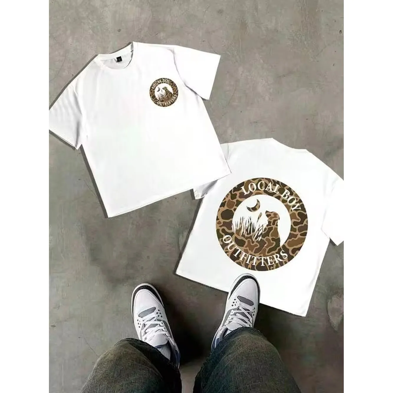 Local Boy Outfitters Coyote Mo - đánh giá và giá Outdoor Hunting Graphic Tees