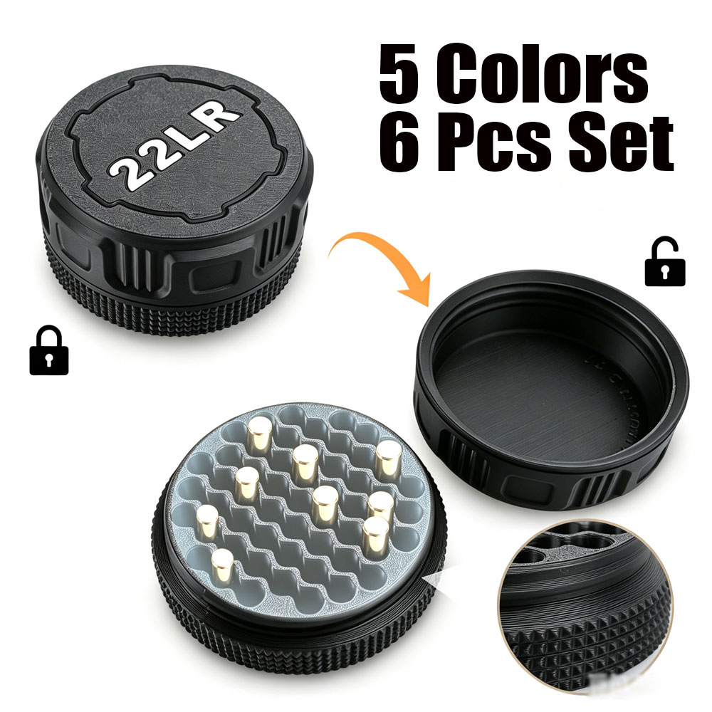 6Pcs Ammo Storage Box .22LR 55 - đánh giá và giá Hunting & Outdoor As