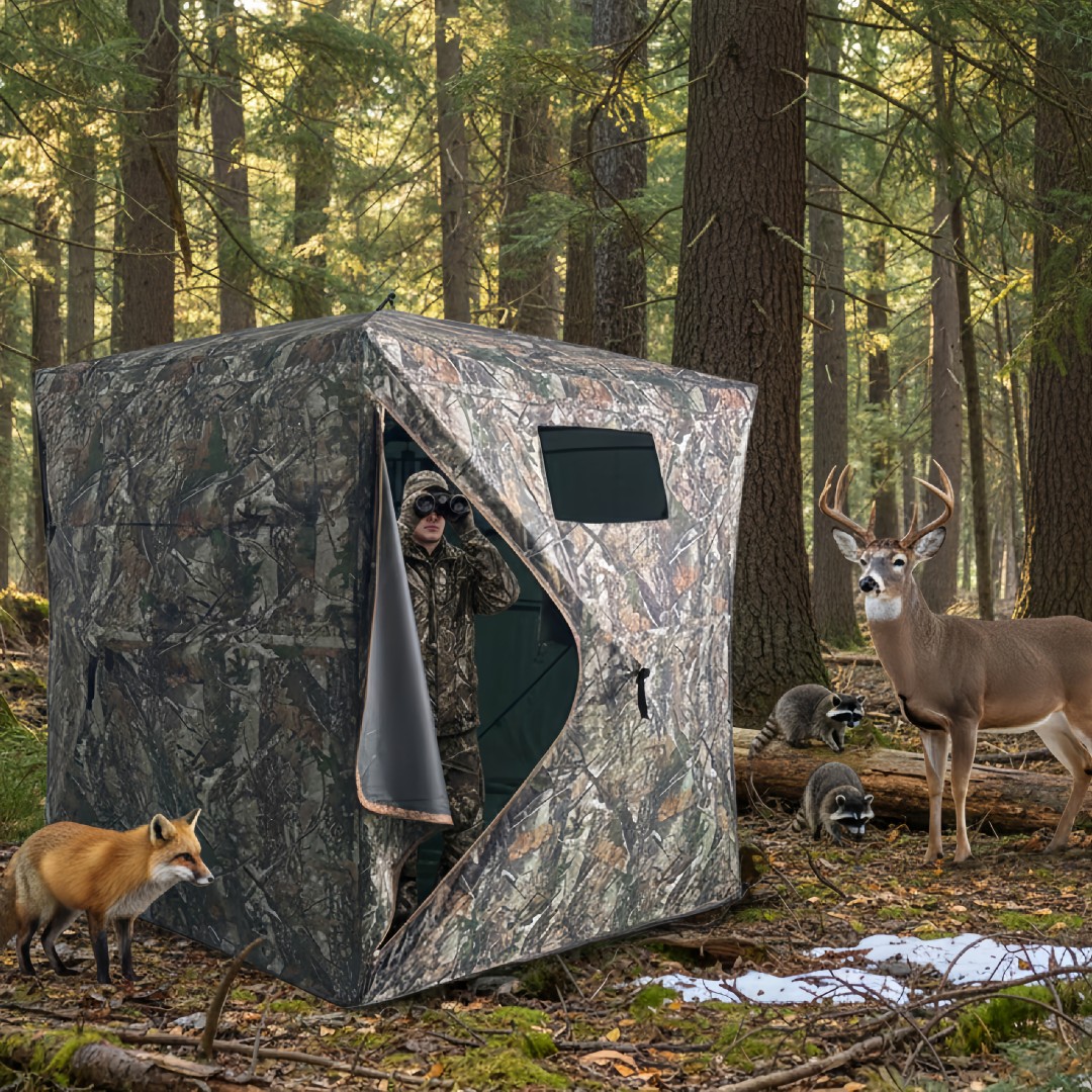 Camouflage Pop-Up Hunting Blin - đánh giá và giá Hunting & Outdoor As