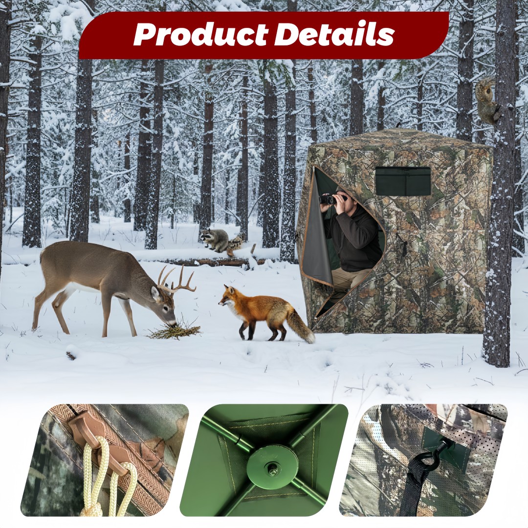 Camouflage Pop-Up Hunting Blin - đánh giá và giá Hunting & Outdoor As