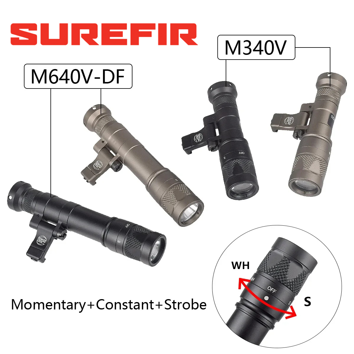 Surefir M600 M340 DF M640 SF F - đánh giá và giá Hunting And Outdoor Shop