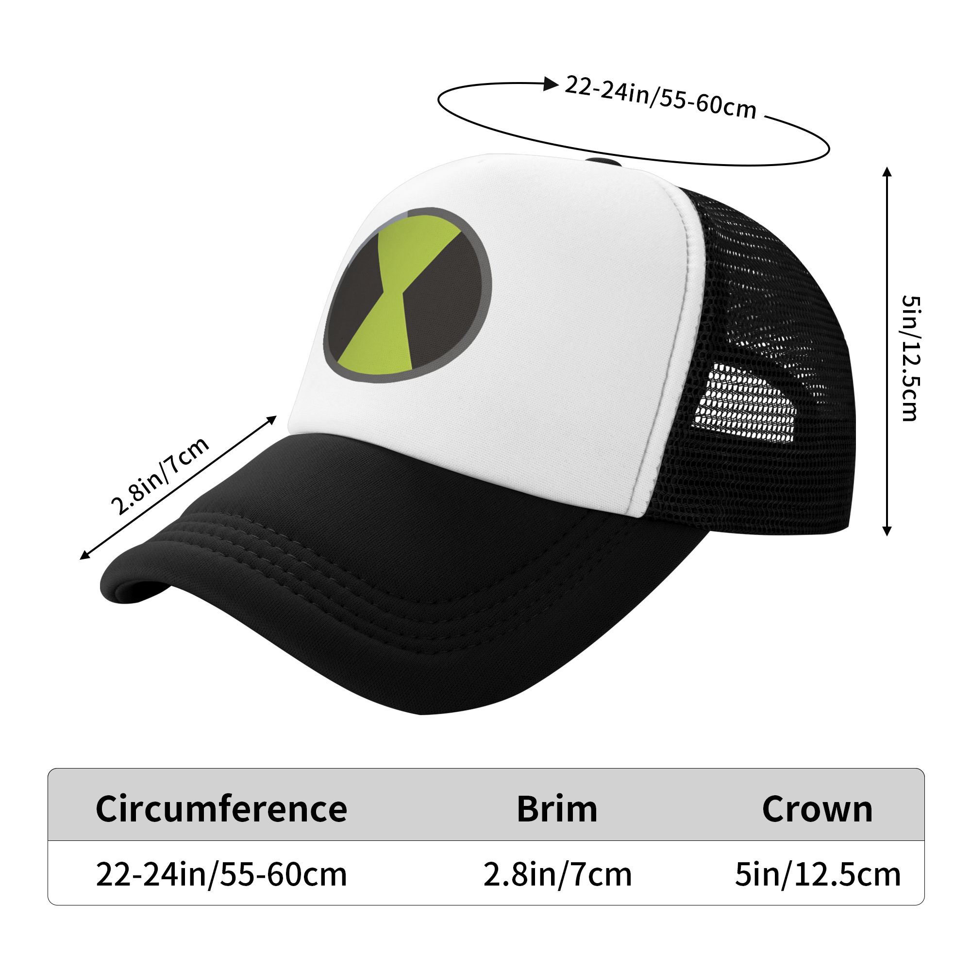 Summer Sun Hats Omnitrix Logo  - đánh giá và giá Outdoor Hunting Logo