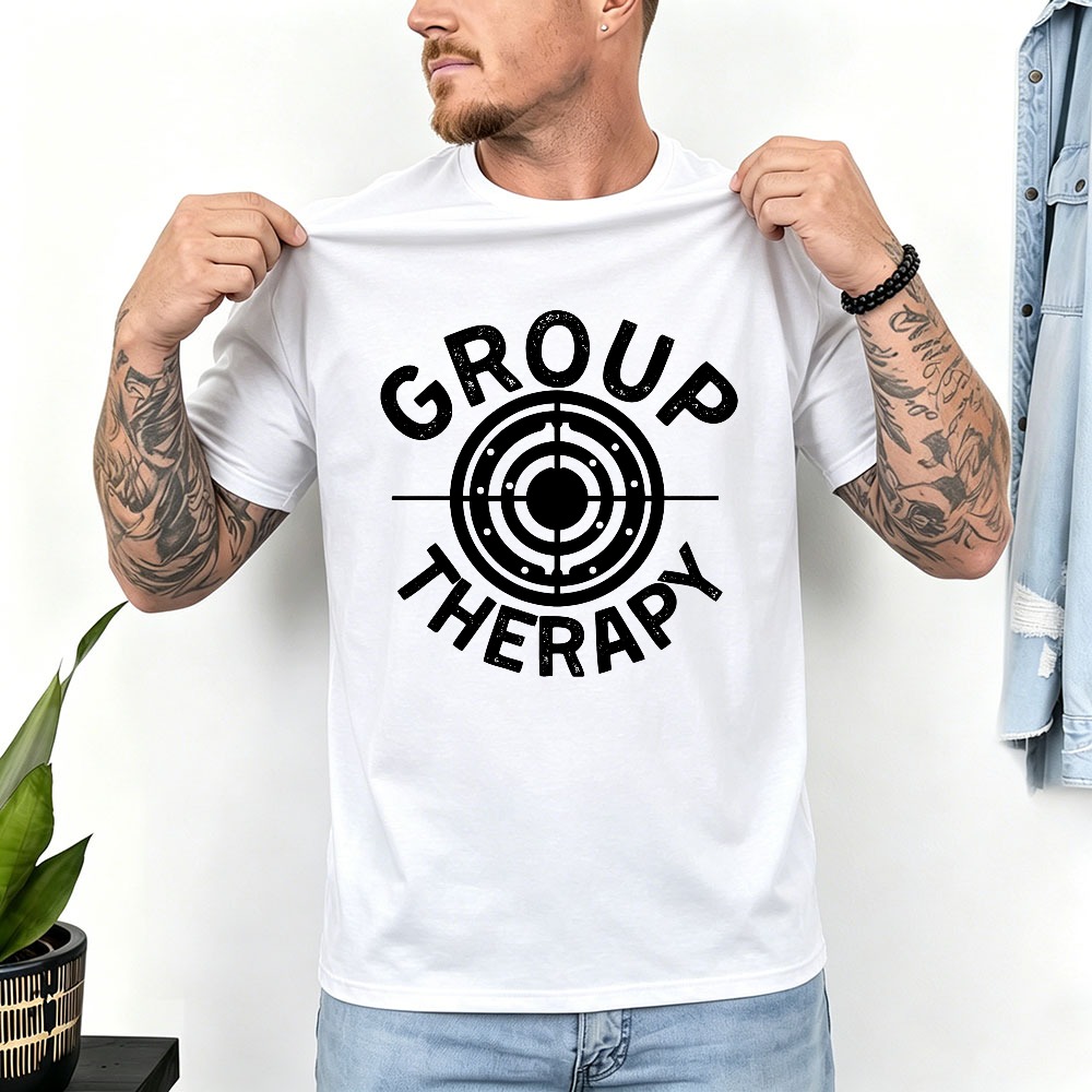 Group Therapy Shooting Target  - đánh giá và giá Outdoor Hunting Graphic Tees