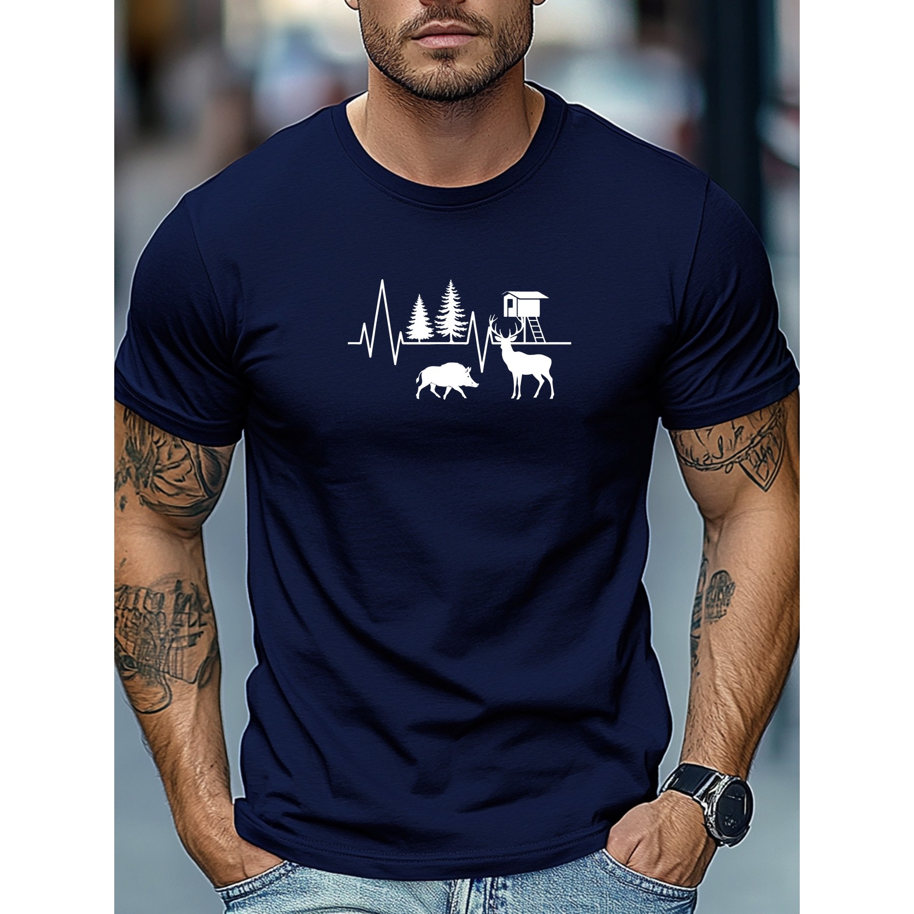 Hunting Heartbeat Graphic Tee  - đánh giá và giá Outdoor Hunting Graphic Tees