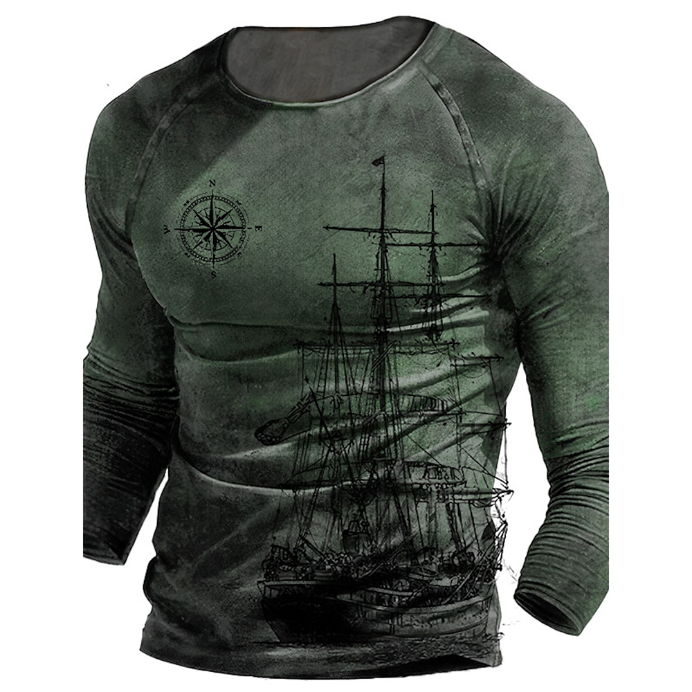 Men's Long Sleeve Graphics No  - đánh giá và giá Outdoor Hunting Graphic Tees